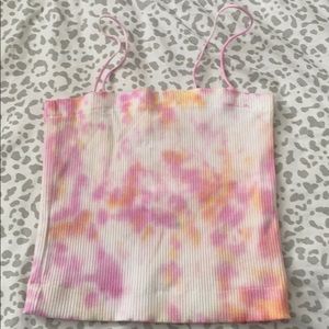 american eagle tie-dye crop top